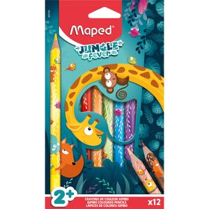Produktbild für Buntstifte Maped Jungle Fever Jumbo, 863700