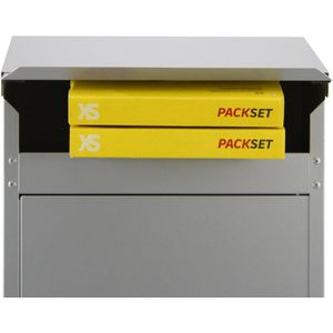Produktbild für Briefkasten SafePost 85552 ScanPro 855, silber, aus Stahl
