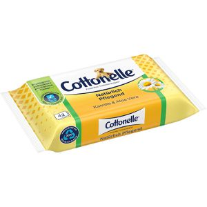 Produktbild für Feuchtes-Toilettenpapier Cottonelle Natürlich Pflegend