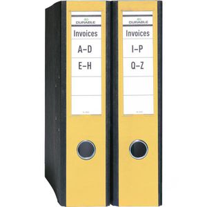 Produktbild für Rückenschilder Durable Ordofix 809004, gelb