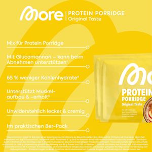 Produktbild für Haferbrei More Protein Porridge Original Taste