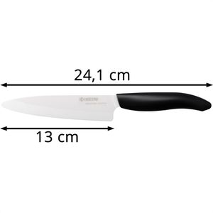Produktbild für Kochmesser Kyocera Gen FK-130 WH-BK, mit Kunststoffgriff