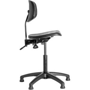 Produktbild für Arbeitsstuhl meychair PW1-TG-PU-PW, schwarz