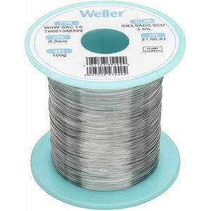 Lötzinn Weller T0051388399, Flussmittel, bleifrei