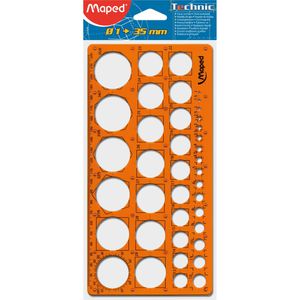 Produktbild für Schablone Maped 277620, Kreisschablone