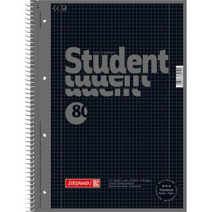 Produktbild für Collegeblock Brunnen Student onyx, 1069928190, A4