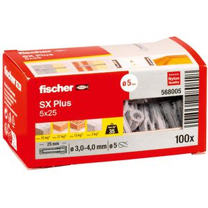Dübel Fischer 568005, SX Plus