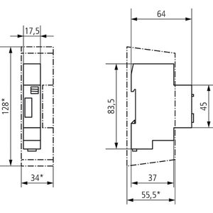 Produktbild für Treppenlichtzeitschalter Theben ELPA 8 TLZ