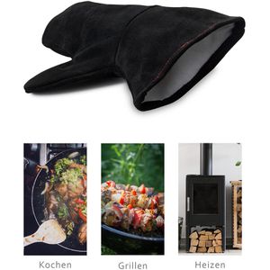 Produktbild für Ofenhandschuh achilles AD197, schwarz