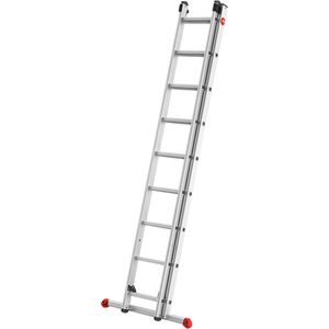 Produktbild für Schiebeleiter Hailo ProfiStep duo, 7209-007, 2 x 9 Sprossen