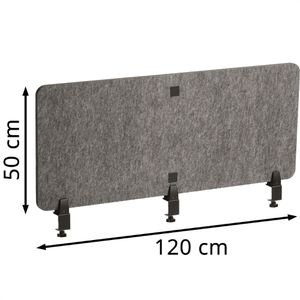 Produktbild für Tischtrennwand Durable EFFECT 313458, anthrazit
