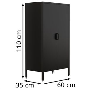 Produktbild für Aktenschrank VCM Flokas M 919945, aus Metall