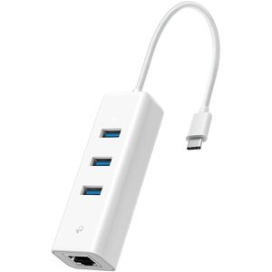Produktbild für USB-Hub TP-Link UE330C, weiß, mit LAN