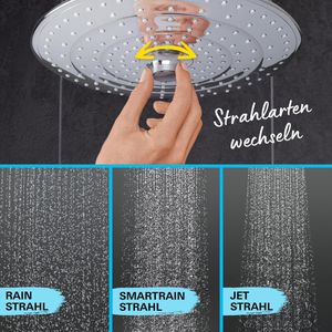 Produktbild für Duschsystem GROHE Vitalio Joy System 260, 27684001, verchromt