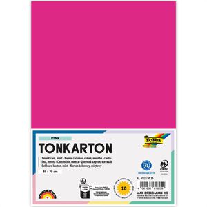 Folia Fotokarton 6122/10 23, 50 x 70 cm, pink, 220g/m², 10 Blatt