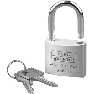 Produktbild für Vorhängeschloss Burg-Wächter Alutitan 77040SB 40mm