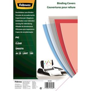 Bindefolien Fellowes 53800, klar-transparent, 180 mic