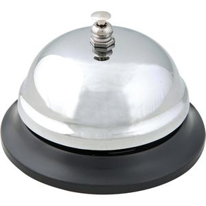 Tischglocke Wedo 624411, silber, 6 x 8,5 cm