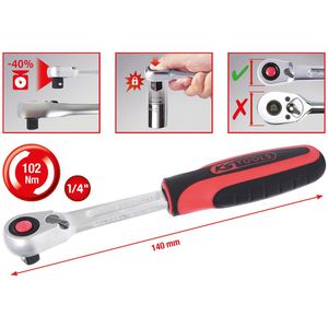 Produktbild für Umschaltknarre KS-Tools SlimPOWER, 920.1490
