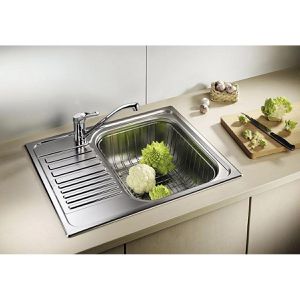 Produktbild für Spülbecken BLANCO TIPO 45 S Mini, Einzelbecken, Edelstahl