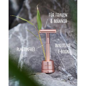 Produktbild für Rasierhobel pandoo rosegold, aus Metall