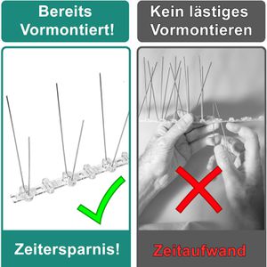 Produktbild für Vogelabwehr PRIOstahl Taubenspikes, 5 Meter