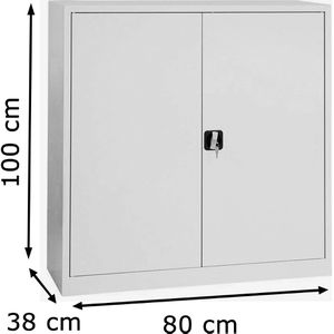 Produktbild für Aktenschrank G-Office FLC.10, aus Metall