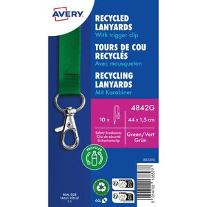 Produktbild für Schlüsselband Zweckform 4842G, grün