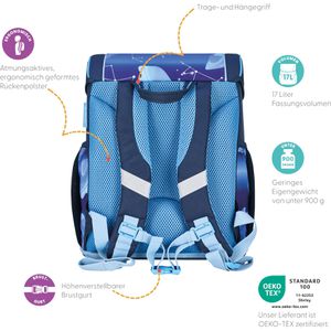 Produktbild für Schulranzen Herlitz Loop Plus Cosmic Explorer, 4-teilig