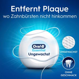 Produktbild für Zahnseide Oral-B Essential Floss, ungewachst