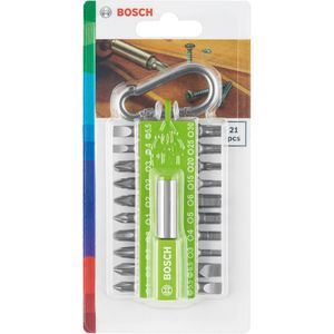 Produktbild für Bitset Bosch Schrauberbit-Set mit Karabiner