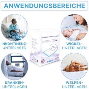 Produktbild für Inkontinenzunterlagen Arnomed Superdry Plus Einweg