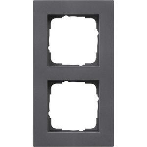 Produktbild für Steckdosenrahmen Gira 021223, E2, System 55