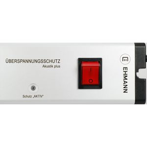 Produktbild für Steckdosenleiste Ehmann Aluminium, mit 1,5m Kabel