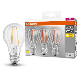 Produktbild für LED-Lampe OSRAM Base Classic A Filament, E27