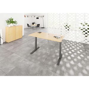 Produktbild für Schreibtisch Hammerbacher XMKA 19, ahorn / graphit