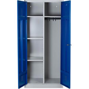 Mehrzweckschrank G-Office CLC/FD.1880, abschließbar, blau