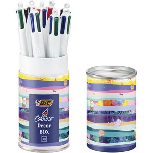 Vierfarbkugelschreiber Bic 4 Colours Decor Box