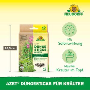 Produktbild für Dünger Neudorff Azet DüngeSticks für Kräuter