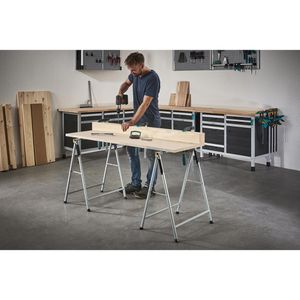 Produktbild für Arbeitsbock Wolfcraft 6905000, Workstand, bis 100 kg