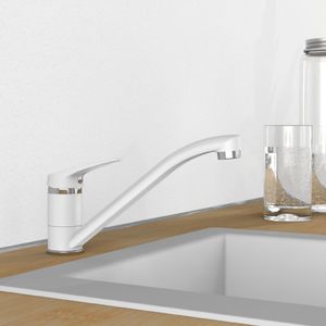 Produktbild für Küchenarmatur EISL SPEED, weiß / chrom