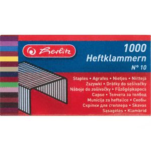 Heftklammern Herlitz 08760613, Typ No.10