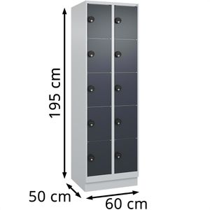 Produktbild für Schließfachschrank CP-Möbel Classic Plus anthrazit