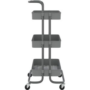 Produktbild für Küchenwagen vidaXL 336337, grau