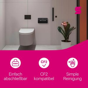 Produktbild für Toilettenpapierspender Satino Hyginity Centerfeed, 333415, CF2