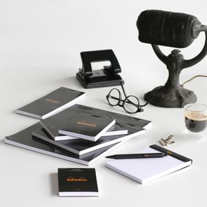 Produktbild für Notizblock Rhodia 16559C, dotpad, schwarz, A5