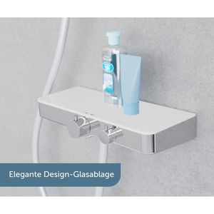 Produktbild für Duscharmatur Schütte Ocean, verchromt / weiß