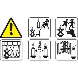 Produktbild für Teelichter pajoma 93013, weiß