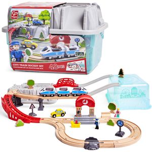 Spielzeugeisenbahn Hape E3771 Stadtbahn Set