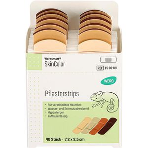 Produktbild für Pflaster Wero SkinColor, 40 Strips